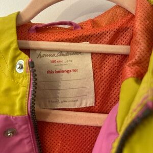 Color block windbreaker Girls L 11/12